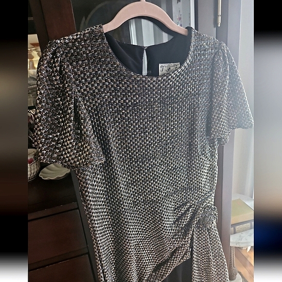 Madonna vtg 80s 1920s inspired formal evening mididress Madonna - Picture 6 of 11